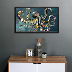 Colorful Octopus Canvas Art
