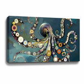 Colorful Octopus Canvas Art