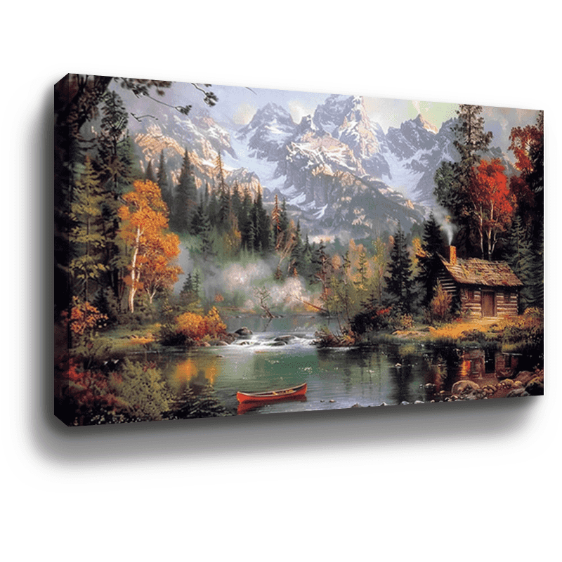 Snow Mountain Canvas Art