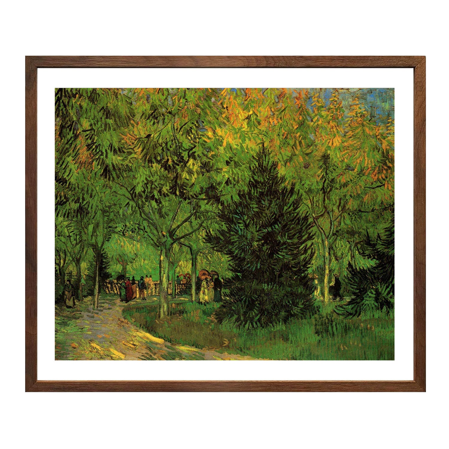 Vincent Van Gogh A Lane In Garden Wall Art Van Gogh Poster