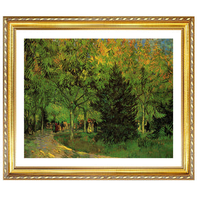 Vincent Van Gogh A Lane In Garden Wall Art Van Gogh Poster