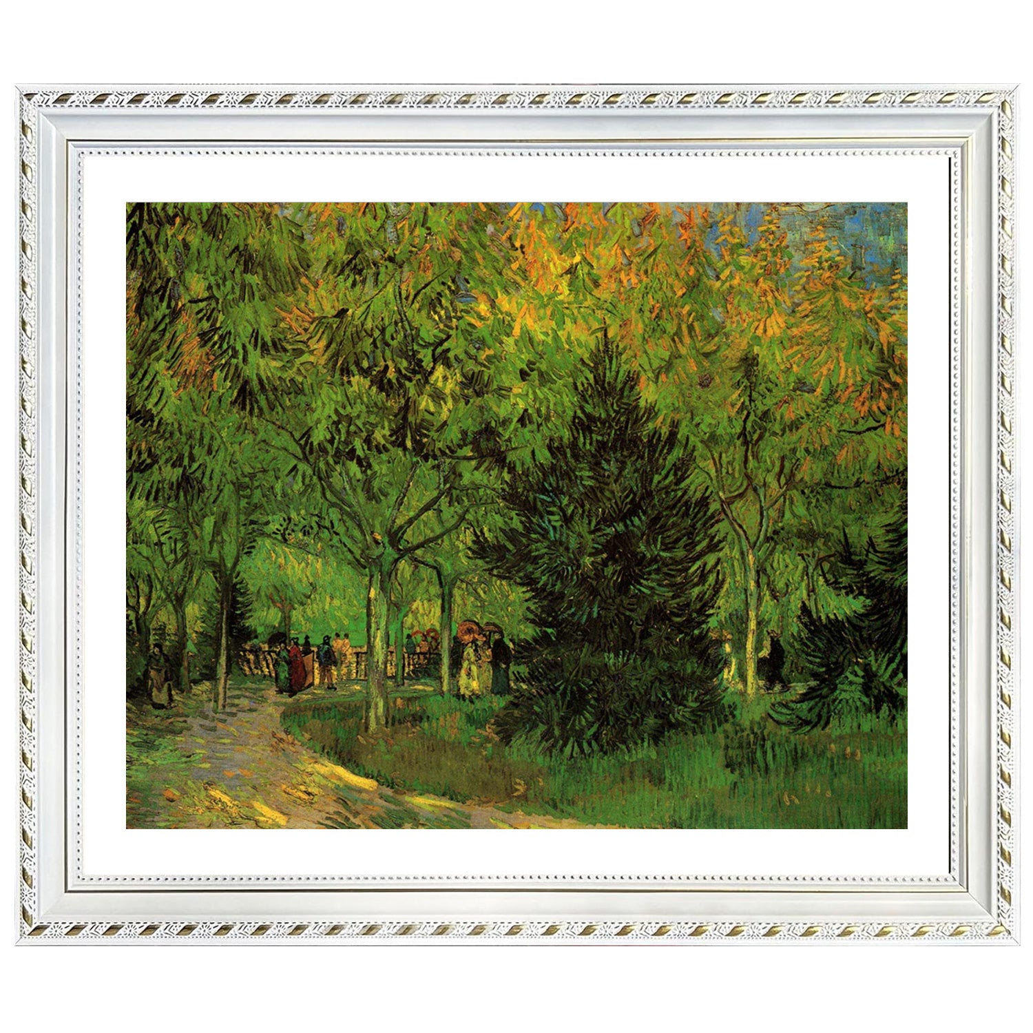 Vincent Van Gogh A Lane In Garden Wall Art Van Gogh Poster