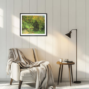 Vincent Van Gogh A Lane In Garden Wall Art Van Gogh Poster