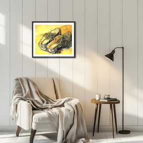 Vincent Van Gogh Leather Shoes Wall Art Van Gogh Poster