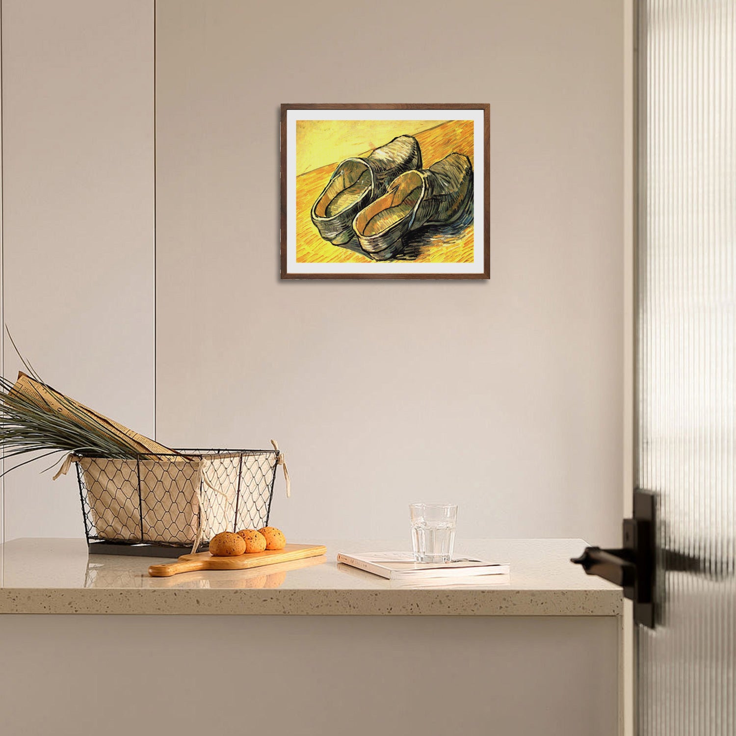 Vincent Van Gogh Leather Shoes Wall Art Van Gogh Poster