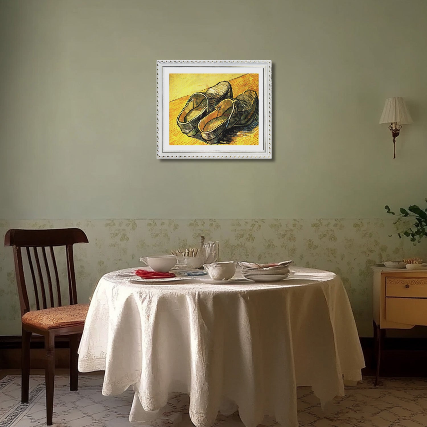 Vincent Van Gogh Leather Shoes Wall Art Van Gogh Poster