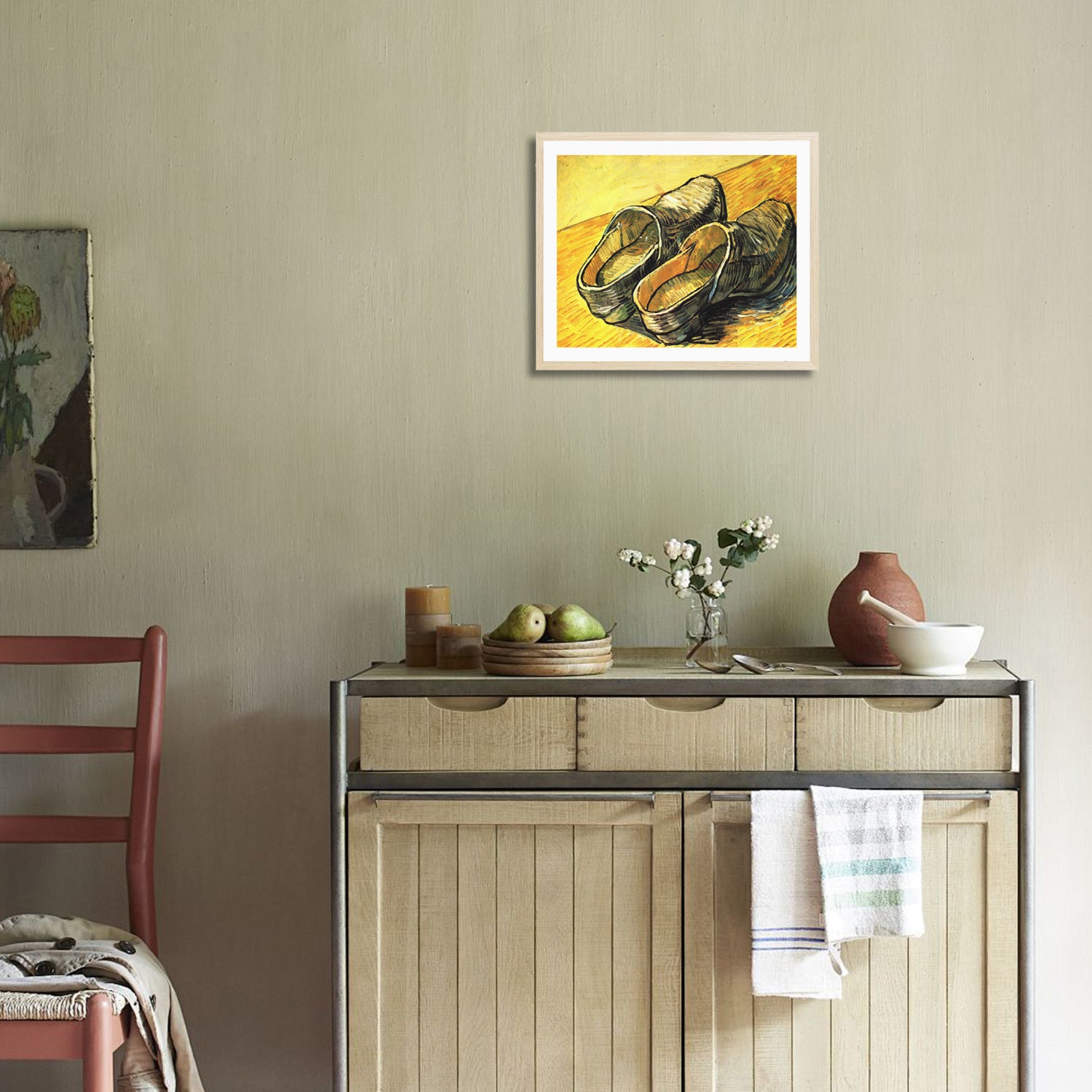 Vincent Van Gogh Leather Shoes Wall Art Van Gogh Poster