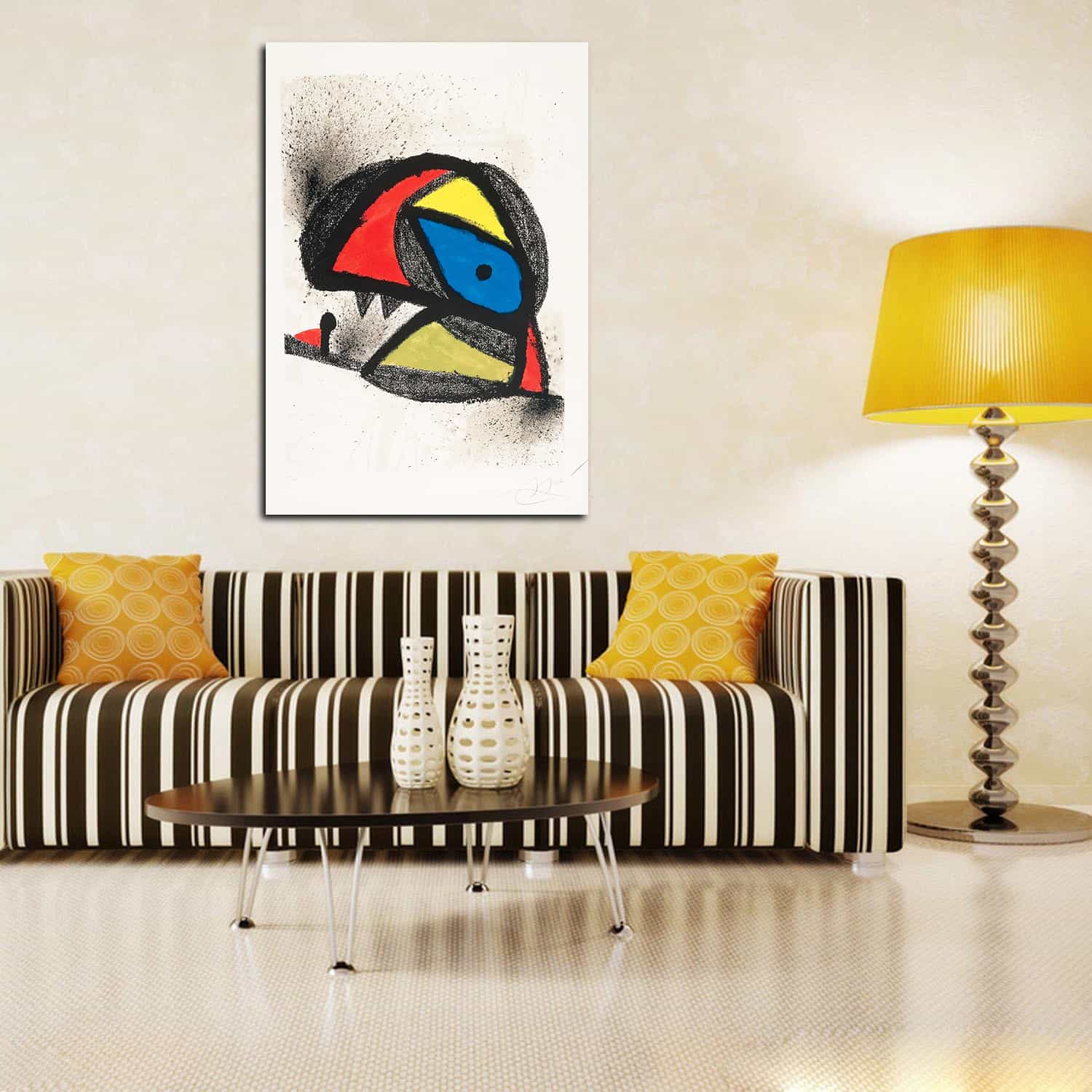 Affiche Pour Exposition Homenatge Canvas Art