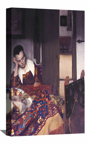 A Girl Asleep Canvas Art