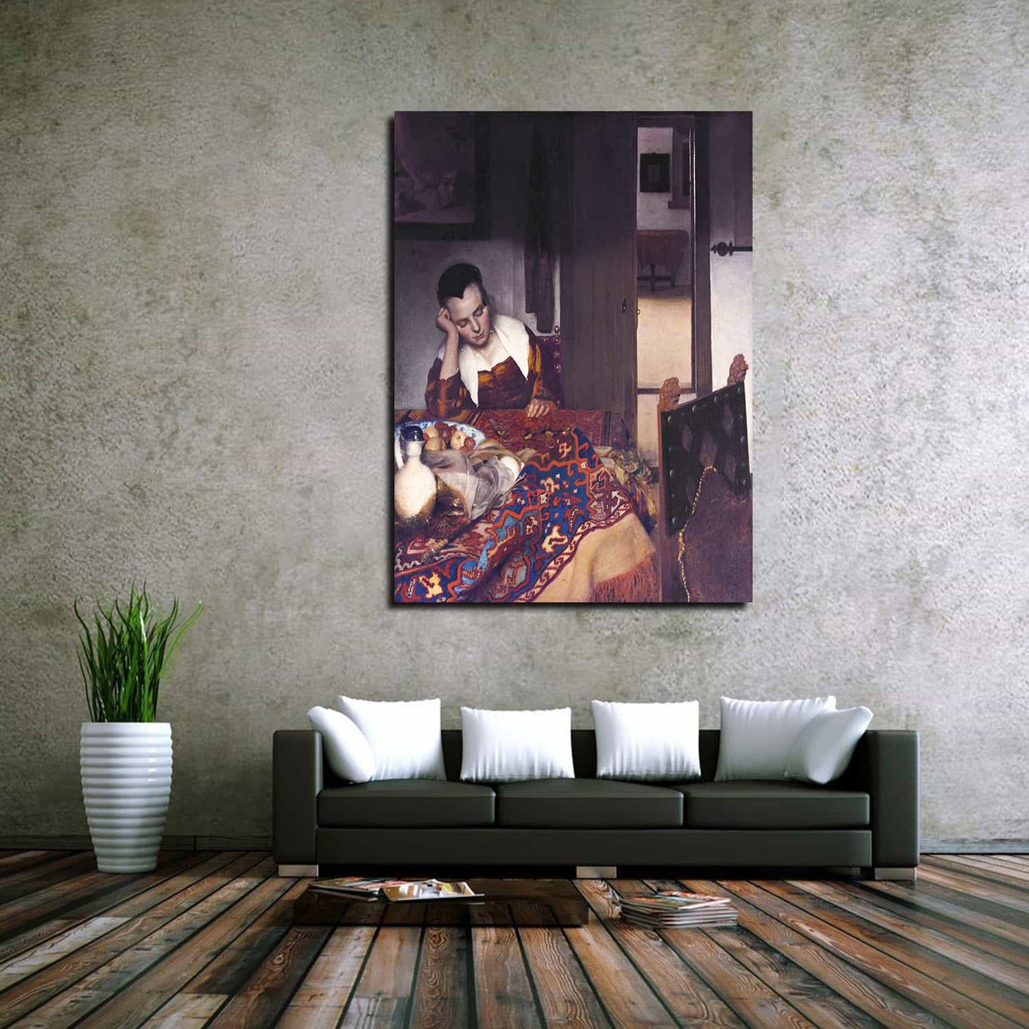A Girl Asleep Canvas Art