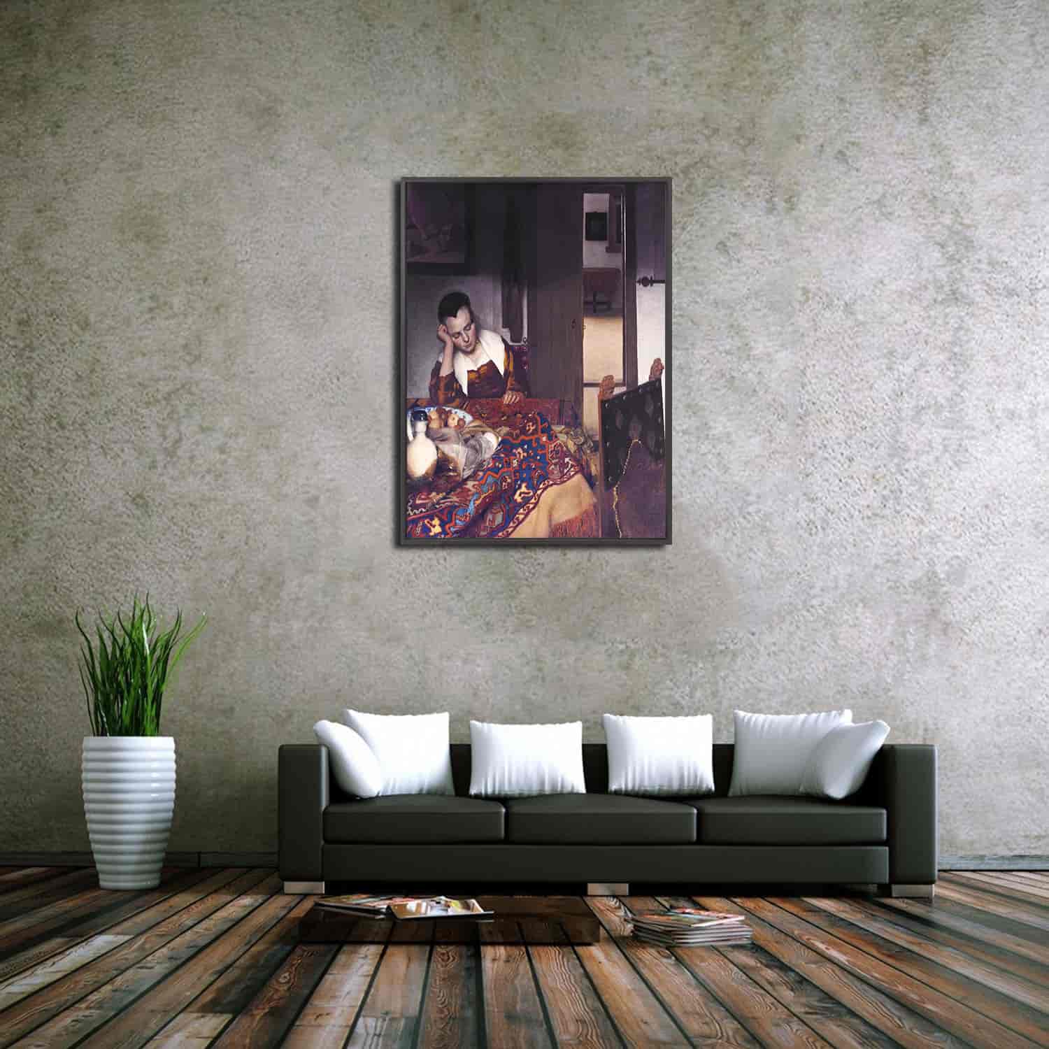 A Girl Asleep Canvas Art