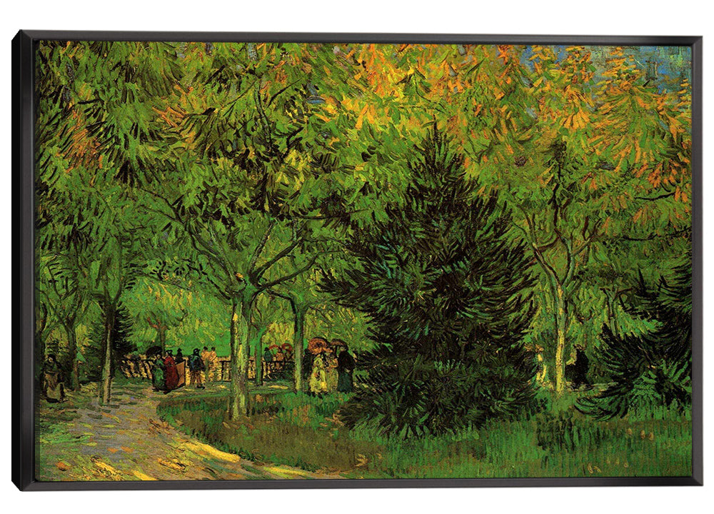 A Lane in the Public Garden at Arles Canvas Art