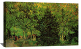 A Lane in the Public Garden at Arles Canvas Art