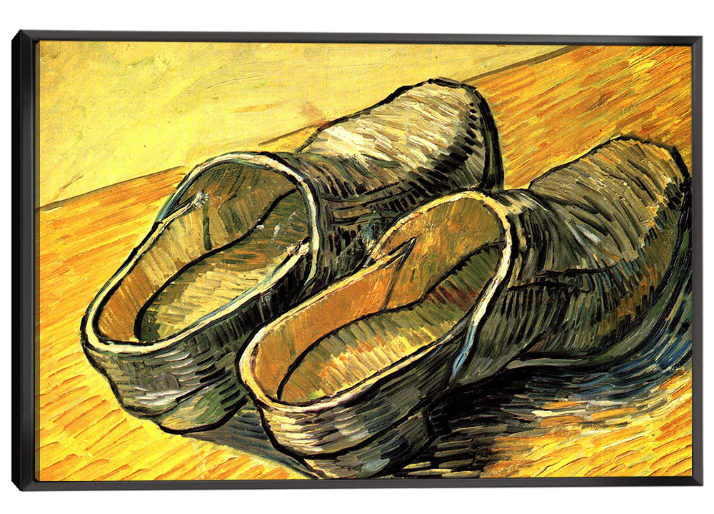 A Pair of Leather Clogs Canvas Art