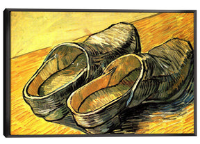 A Pair of Leather Clogs Canvas Art