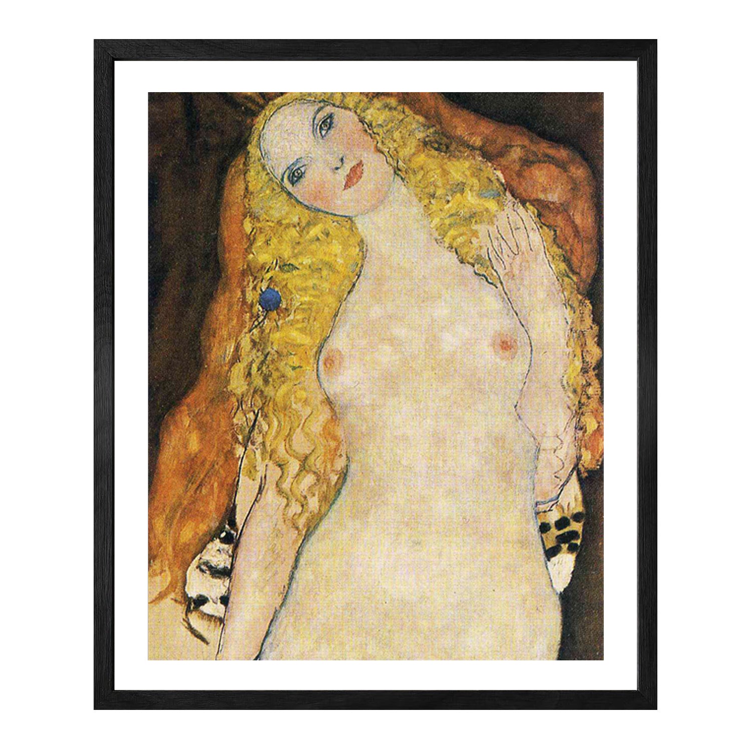Gustav Klimt Wall Art Adam And Eve Poster Framed Klimt Art