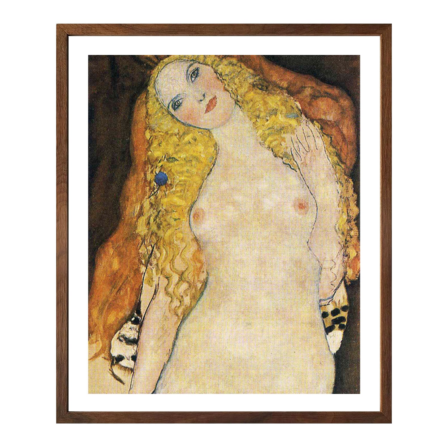 Gustav Klimt Wall Art Adam And Eve Poster Framed Klimt Art