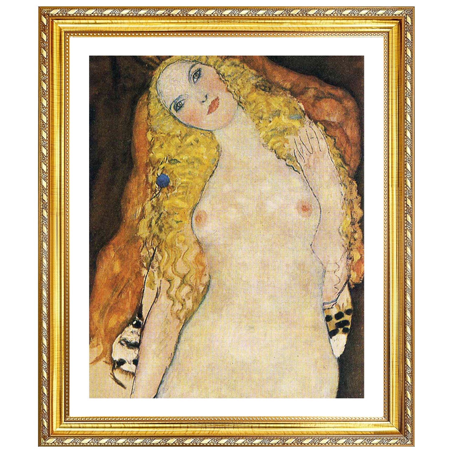 Gustav Klimt Wall Art Adam And Eve Poster Framed Klimt Art
