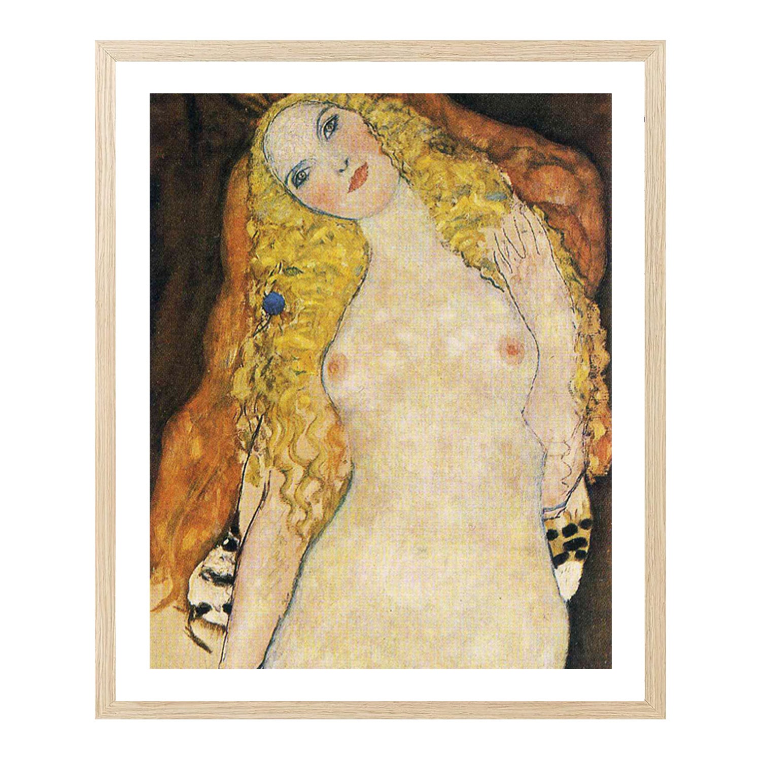 Gustav Klimt Wall Art Adam And Eve Poster Framed Klimt Art