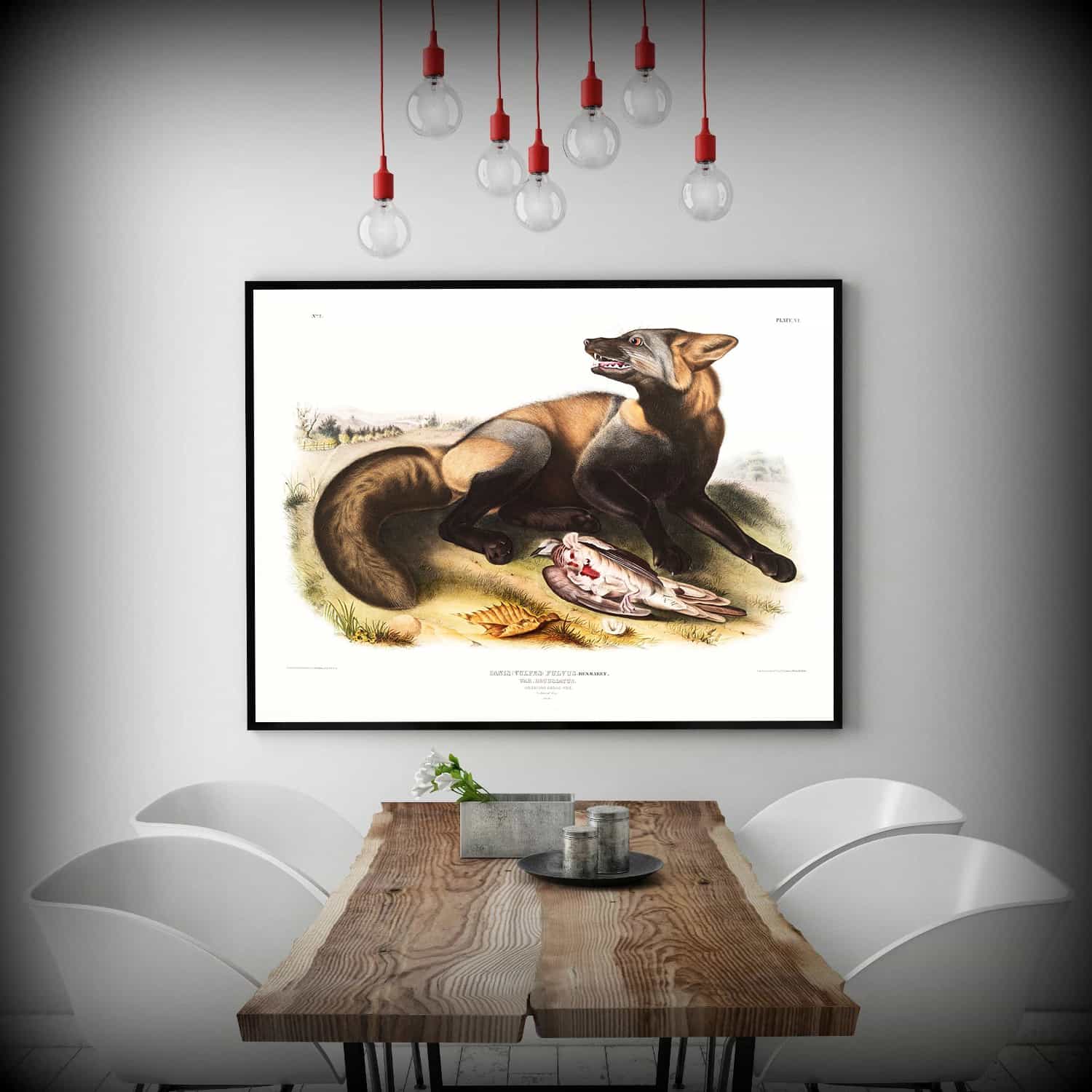 American Cross Fox Canvas Art