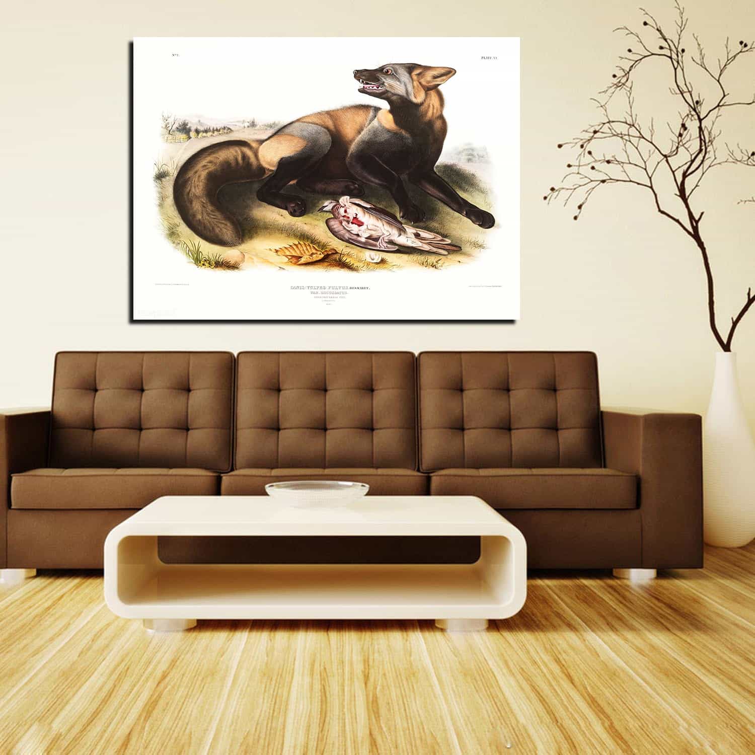 American Cross Fox Canvas Art
