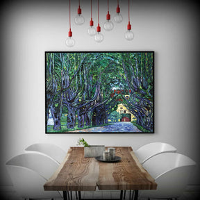 Avenue of Schloss Kammer Park Canvas Art