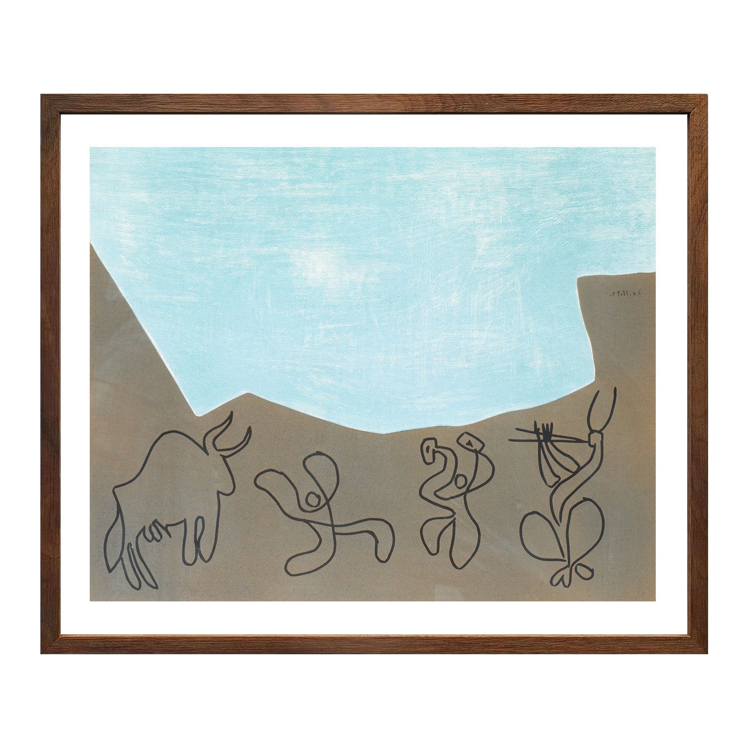 Pablo Picasso Wall Art Bacchanale Poster Framed Art