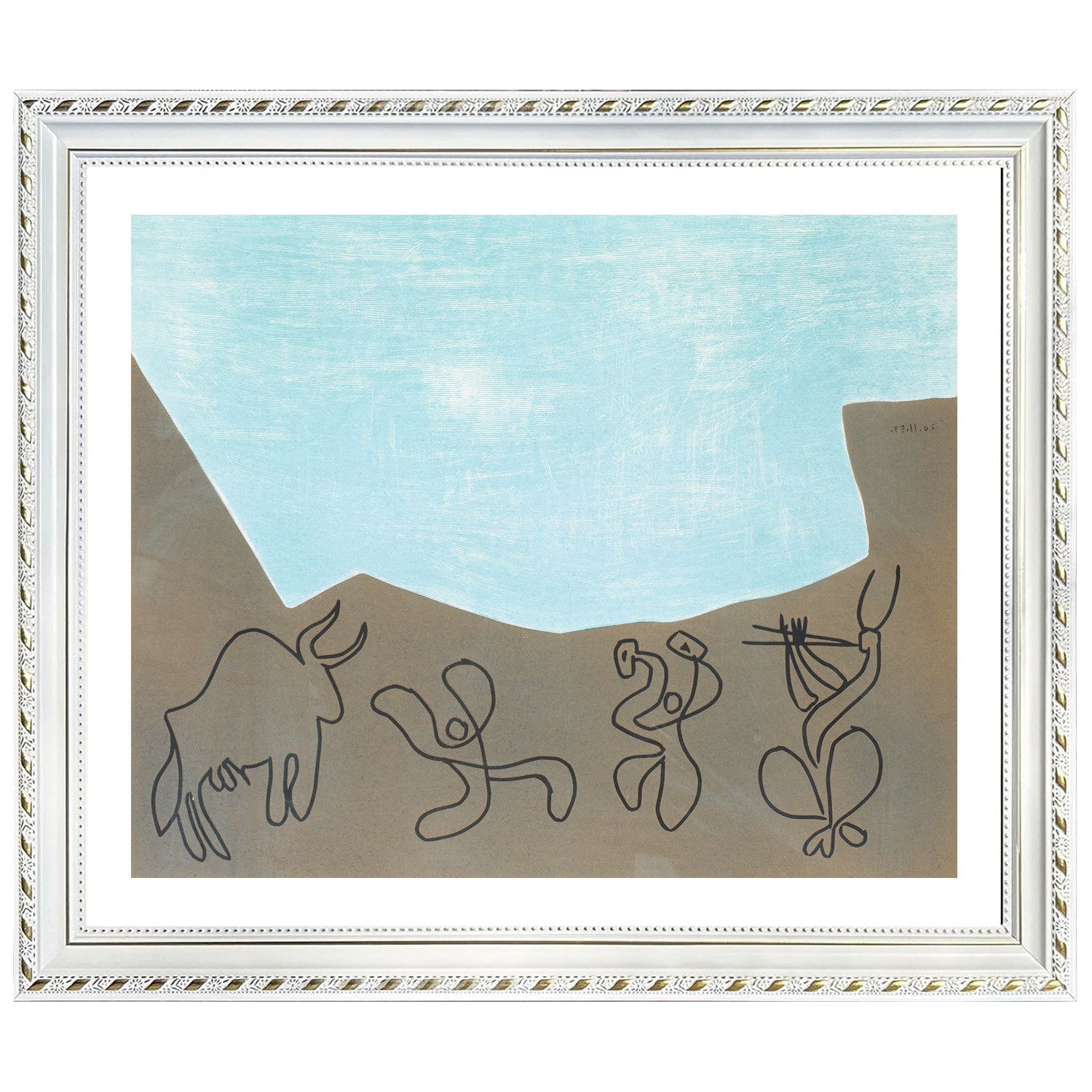 Pablo Picasso Wall Art Bacchanale Poster Framed Art