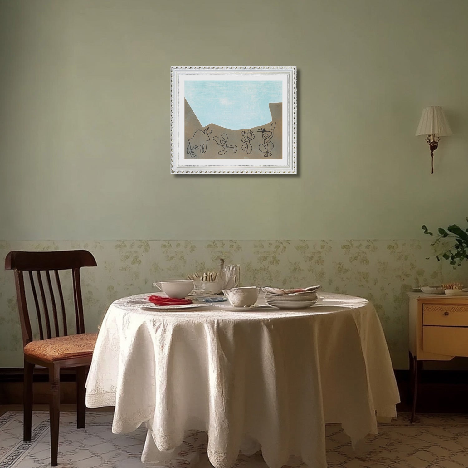 Pablo Picasso Wall Art Bacchanale Poster Framed Art