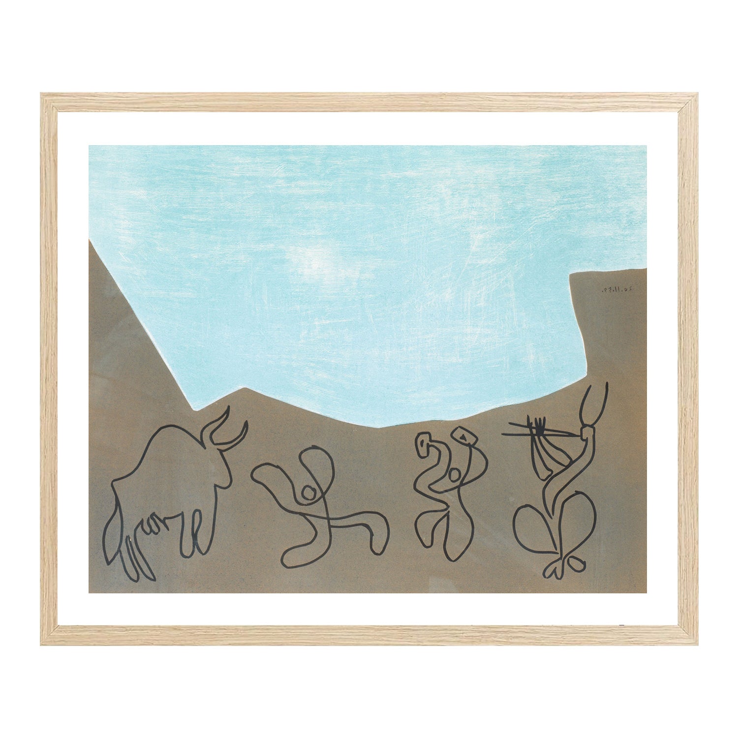 Pablo Picasso Wall Art Bacchanale Poster Framed Art