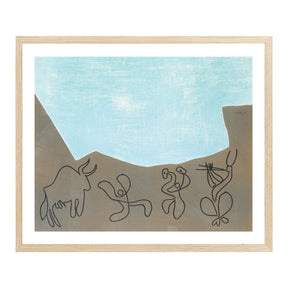 Pablo Picasso Wall Art Bacchanale Poster Framed Art