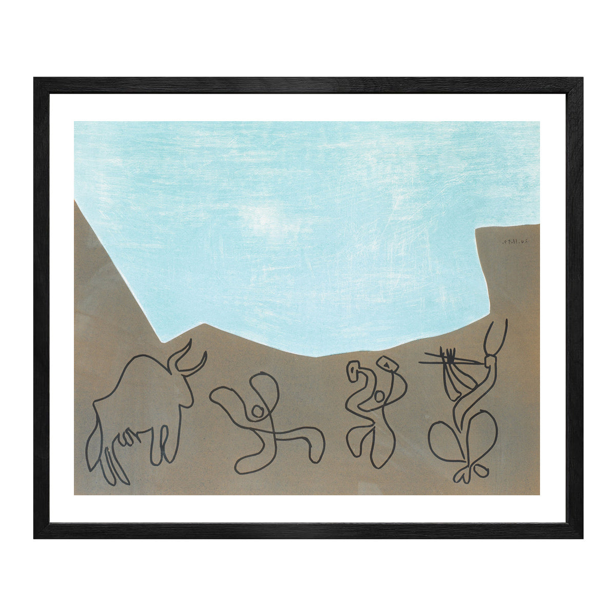 Pablo Picasso Wall Art Bacchanale Poster Framed Art