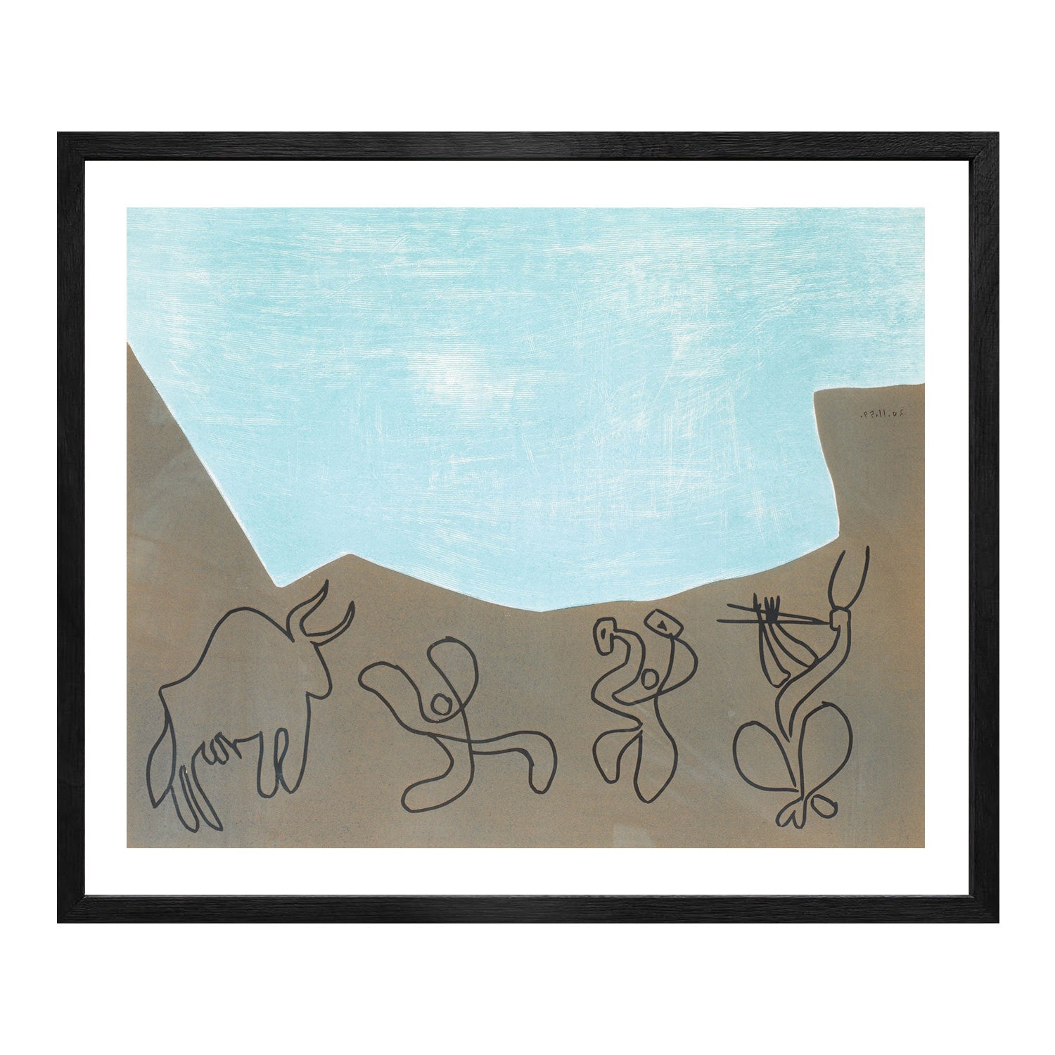 Pablo Picasso Wall Art Bacchanale Poster Framed Art