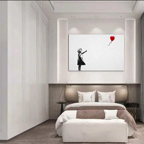 Balloon Girl Canvas Art