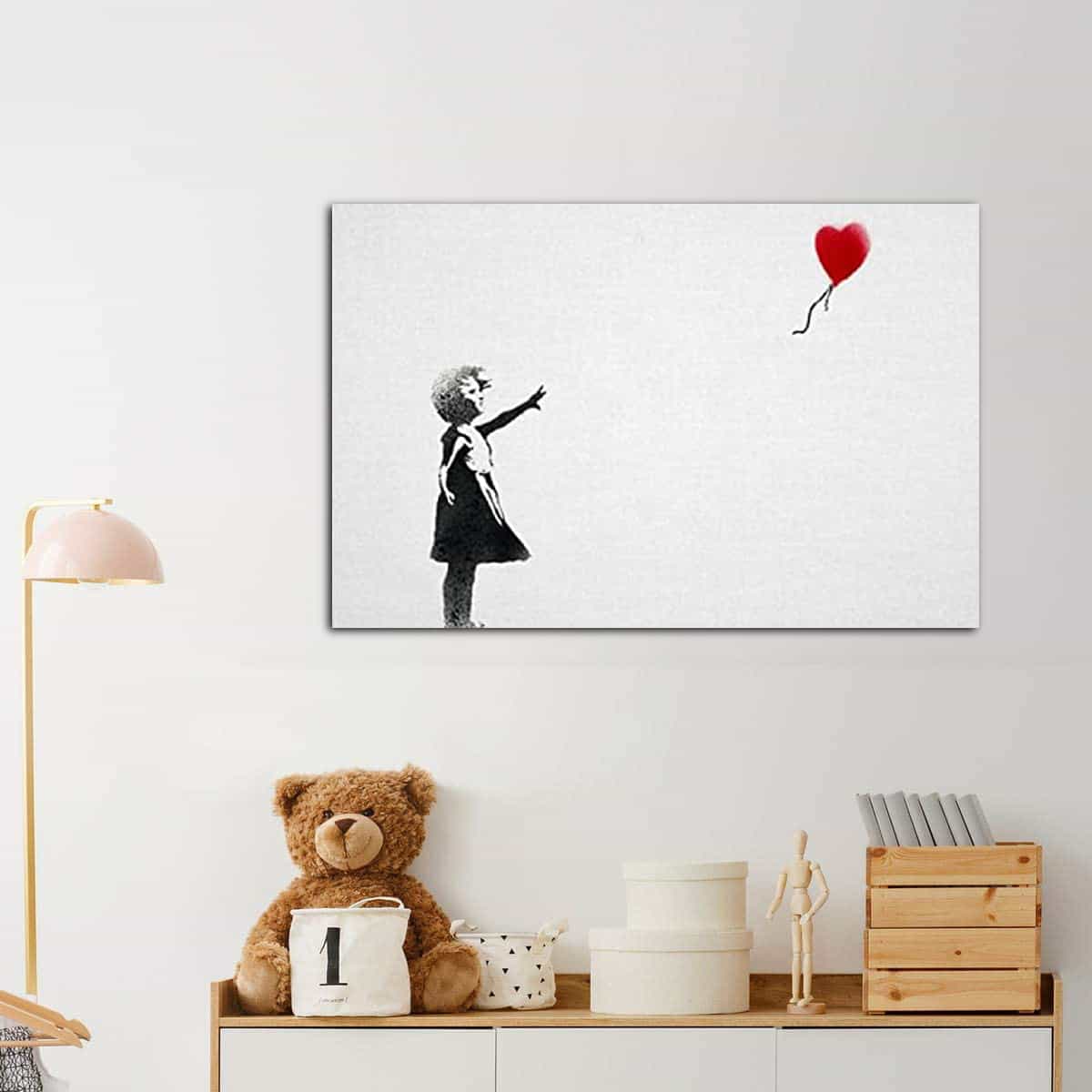 Balloon Girl Canvas Art