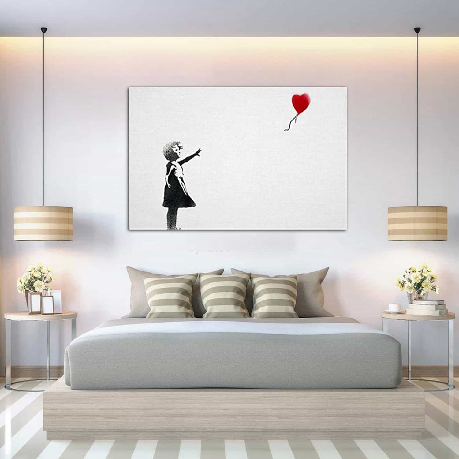 Balloon Girl Canvas Art