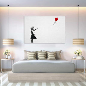 Balloon Girl Canvas Art