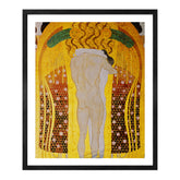Gustav Klimt Wall Art Beethoven Frieze A Kiss For The Whole World Poster Framed Klimt Art