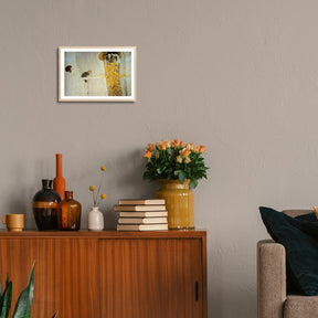 Gustav Klimt Wall Art Beethoven Frieze Longing For Happiness Poster Framed Klimt Art