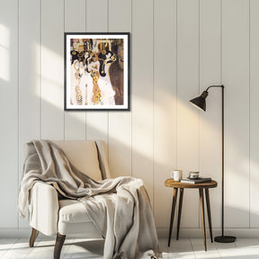 Gustav Klimt Wall Art Beethoven Frieze The Gorgons And Typhoeus Poster Framed Klimt Art