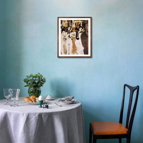 Gustav Klimt Wall Art Beethoven Frieze The Gorgons And Typhoeus Poster Framed Klimt Art