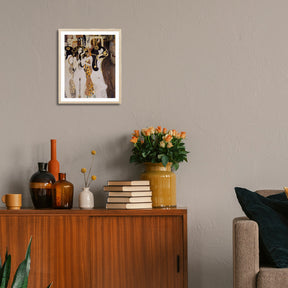 Gustav Klimt Wall Art Beethoven Frieze The Gorgons And Typhoeus Poster Framed Klimt Art