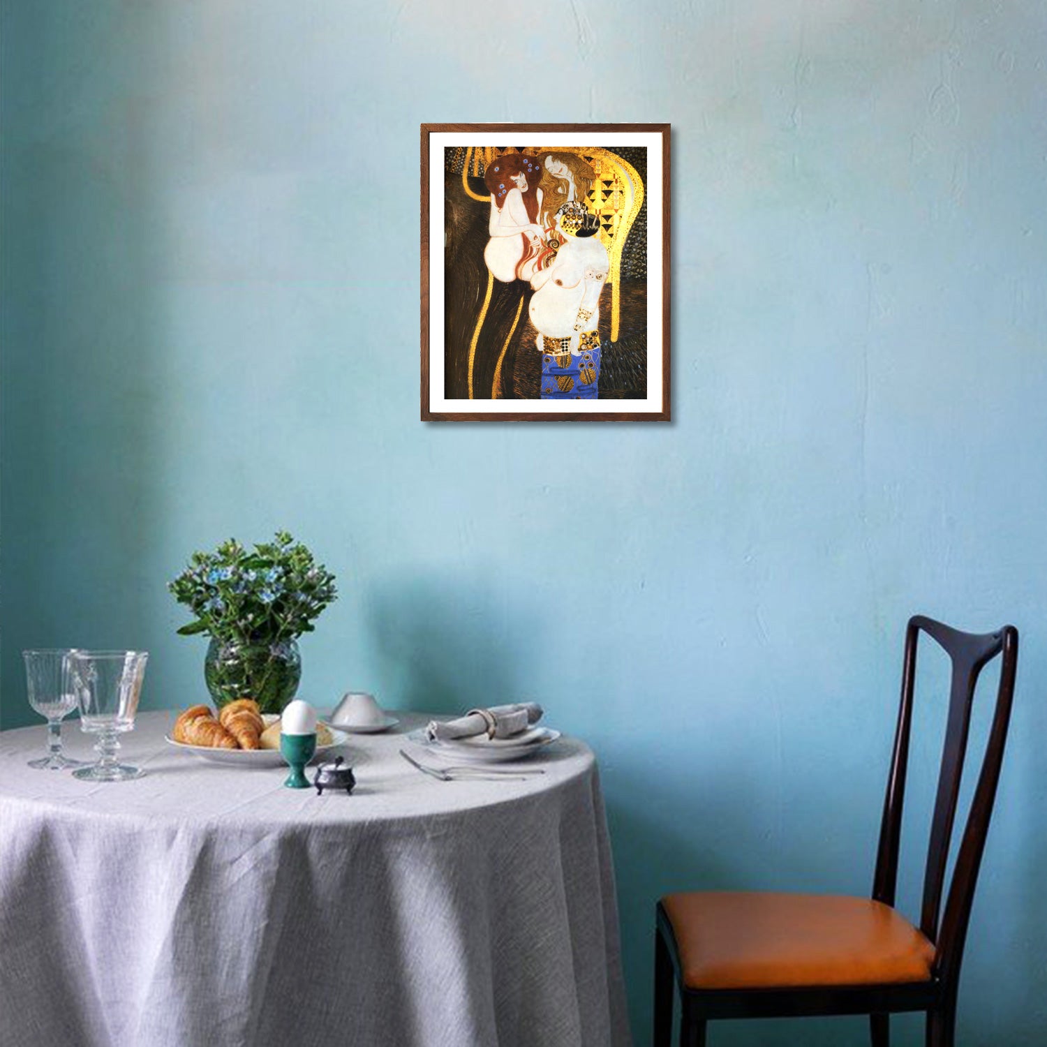 Gustav Klimt Wall Art Beethoven Frieze Lust Gluttony Poster Framed Klimt Art