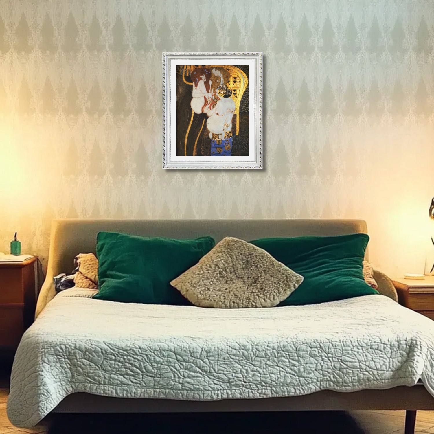 Gustav Klimt Wall Art Beethoven Frieze Lust Gluttony Poster Framed Klimt Art