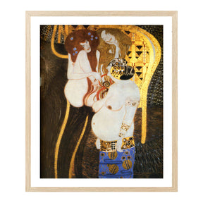 Gustav Klimt Wall Art Beethoven Frieze Lust Gluttony Poster Framed Klimt Art