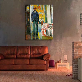 Between the Clock and the Bed Canvas Art
