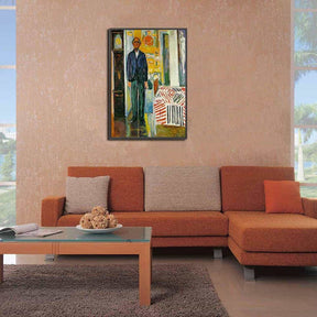 Between the Clock and the Bed Canvas Art