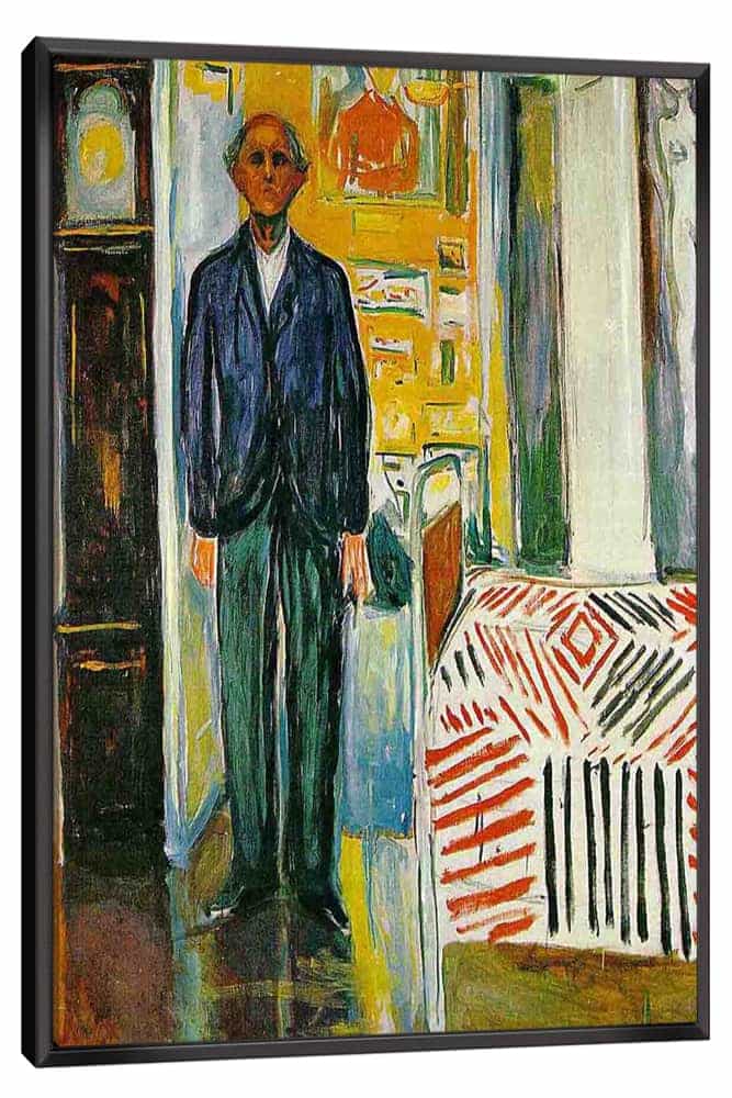 Between the Clock and the Bed Canvas Art