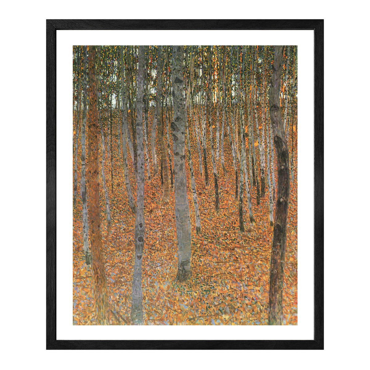 Gustav Klimt Wall Art Birch Forest Poster Framed Klimt Art
