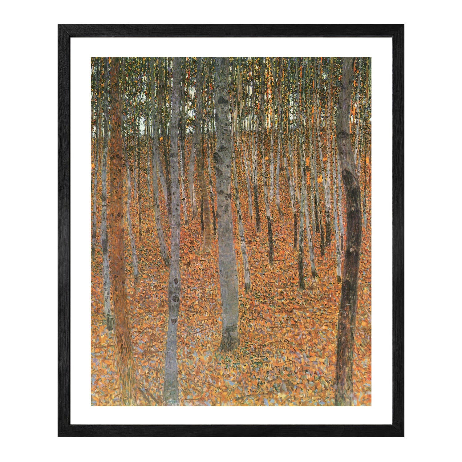 Gustav Klimt Wall Art Birch Forest Poster Framed Klimt Art
